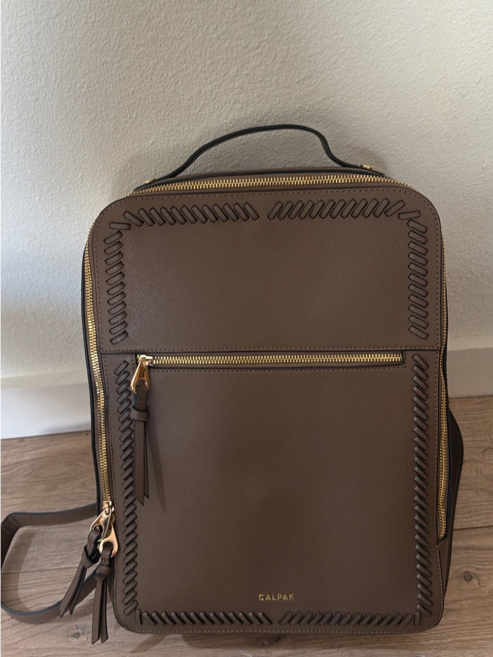 Calpak Kaya Taupe 15” laptop backpack LIKE NEW